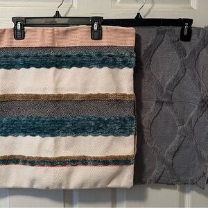 Pillow Covers. Two sets of 2